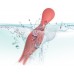 Коралловый раздвоенный вибромассажер Siren для клиторального массажа