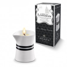 Массажная свеча Petits Joujoux London с ароматом "Ревень, амбра, черная смородина", 120 гр.